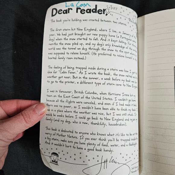 Diary of a Whimpy Kid Cabin Fever by Jeff Kinney Soft Cover - Picture 3 of 4